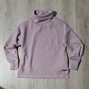 Nine West Lavender Textured Turtleneck Sweater